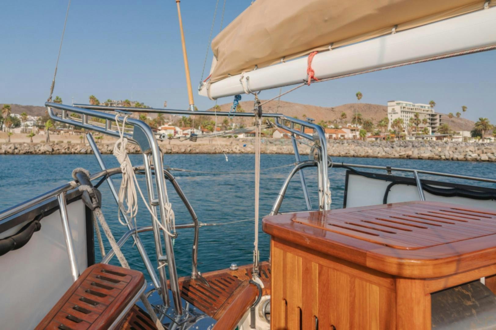 a boat on the water aboard Iolair Mara Yacht for Sale