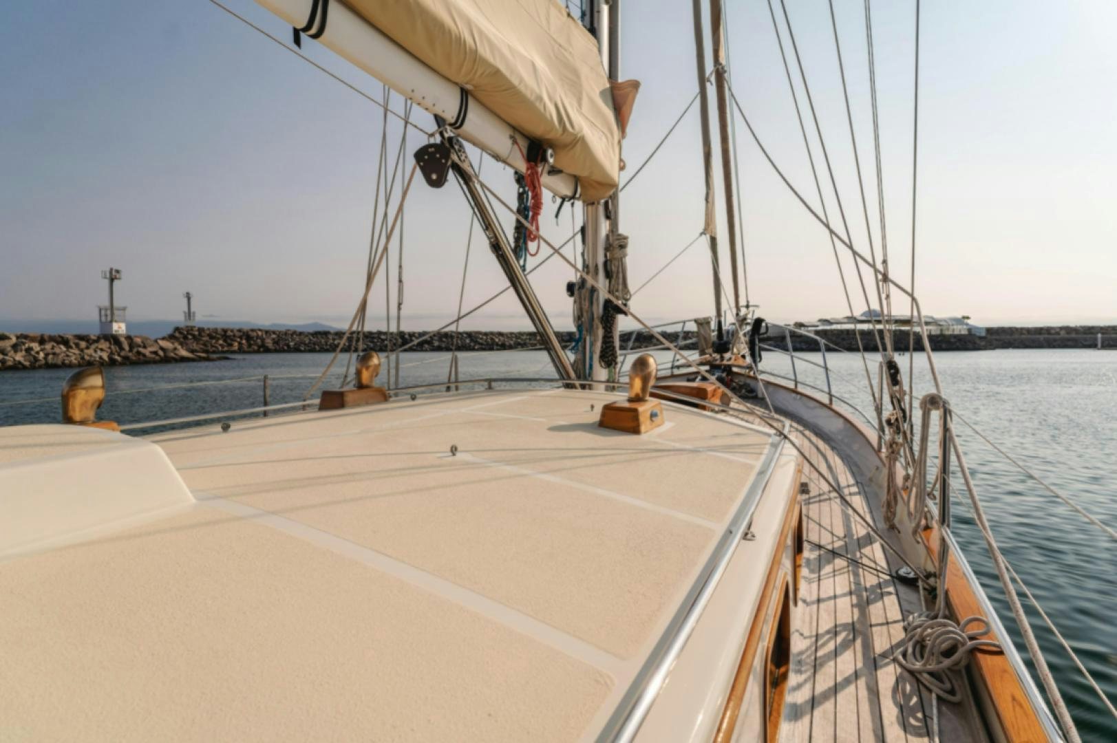 a boat on the water aboard Iolair Mara Yacht for Sale