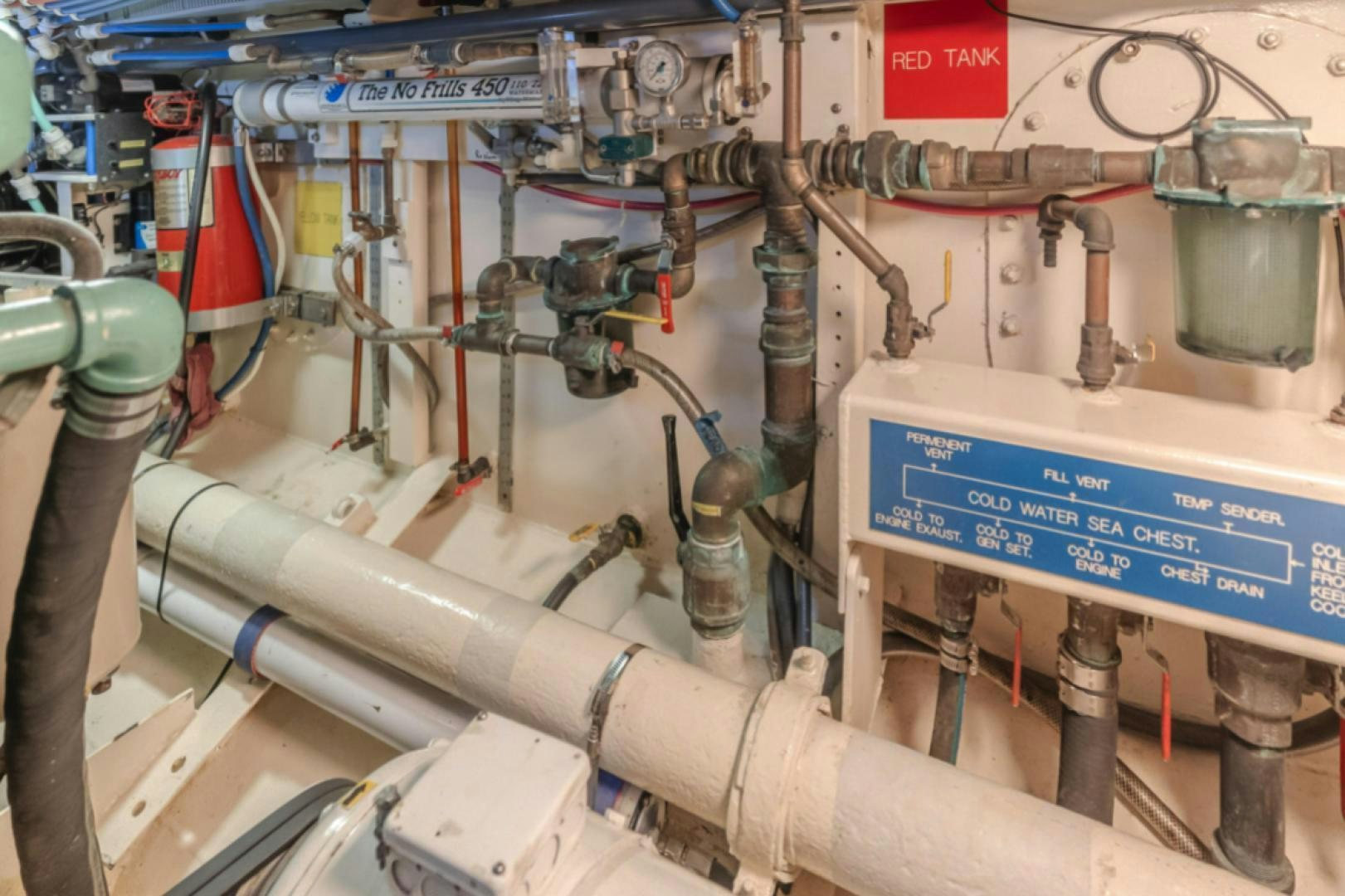 a close-up of a factory aboard Iolair Mara Yacht for Sale