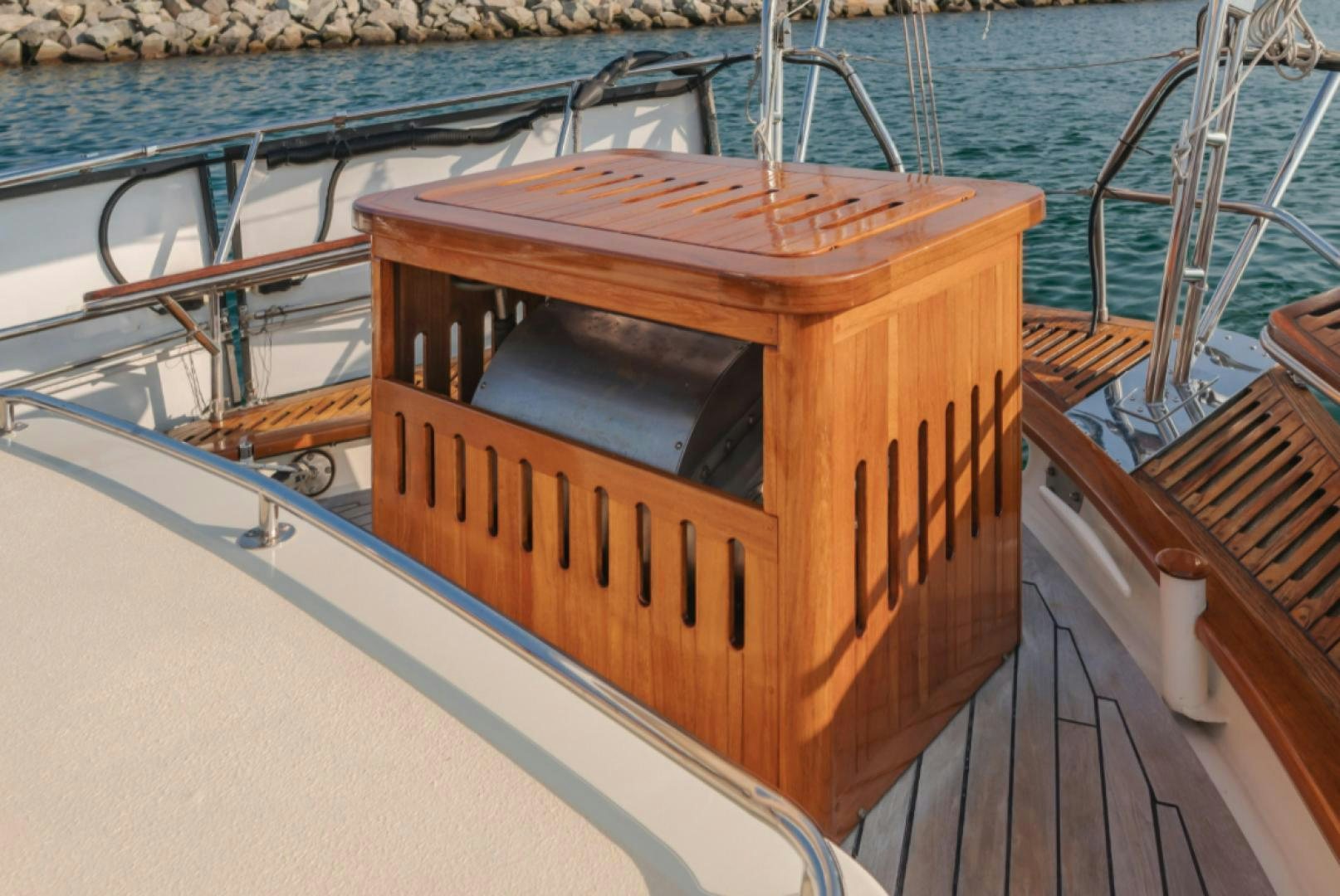 a boat on the water aboard Iolair Mara Yacht for Sale