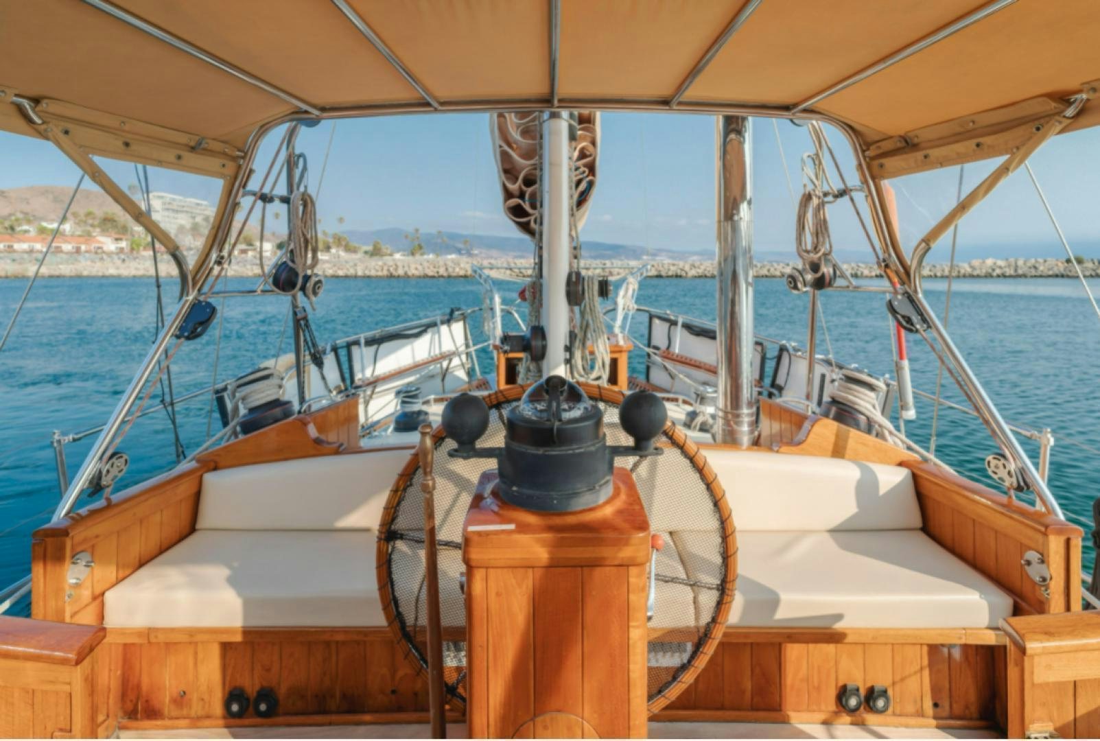 a boat on the water aboard Iolair Mara Yacht for Sale