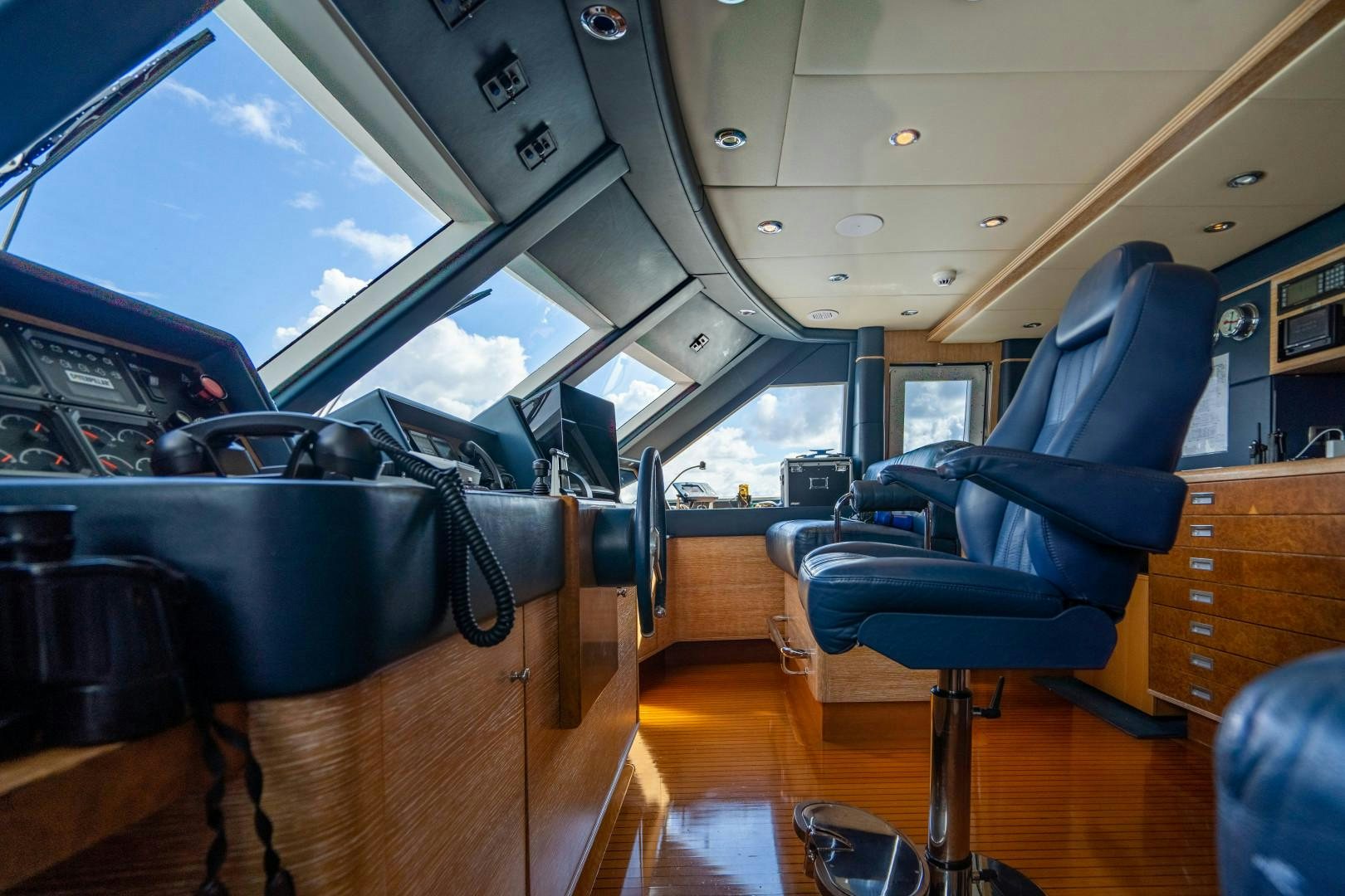 inside of a vehicle aboard ARTEMISEA Yacht for Sale