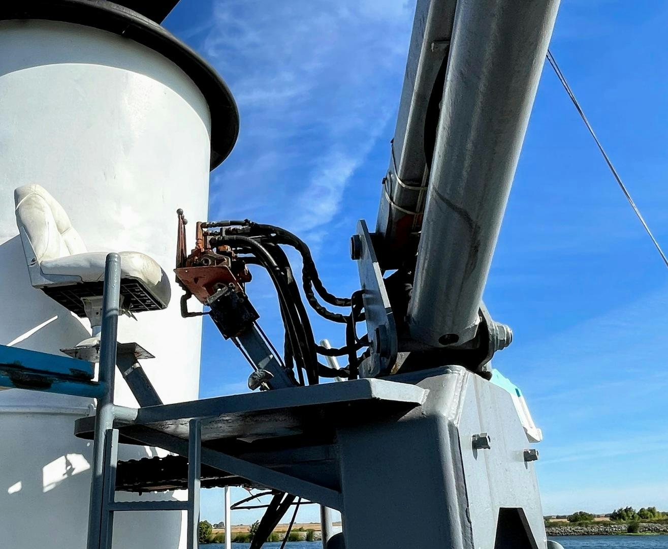 a close-up of a machine aboard SACAJAWEA Yacht for Sale