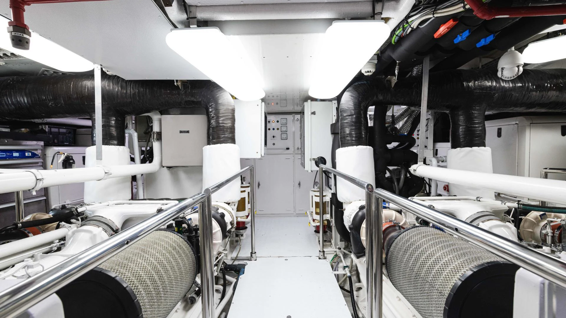 a close-up of a factory aboard ARTHUR’S WAY Yacht for Sale