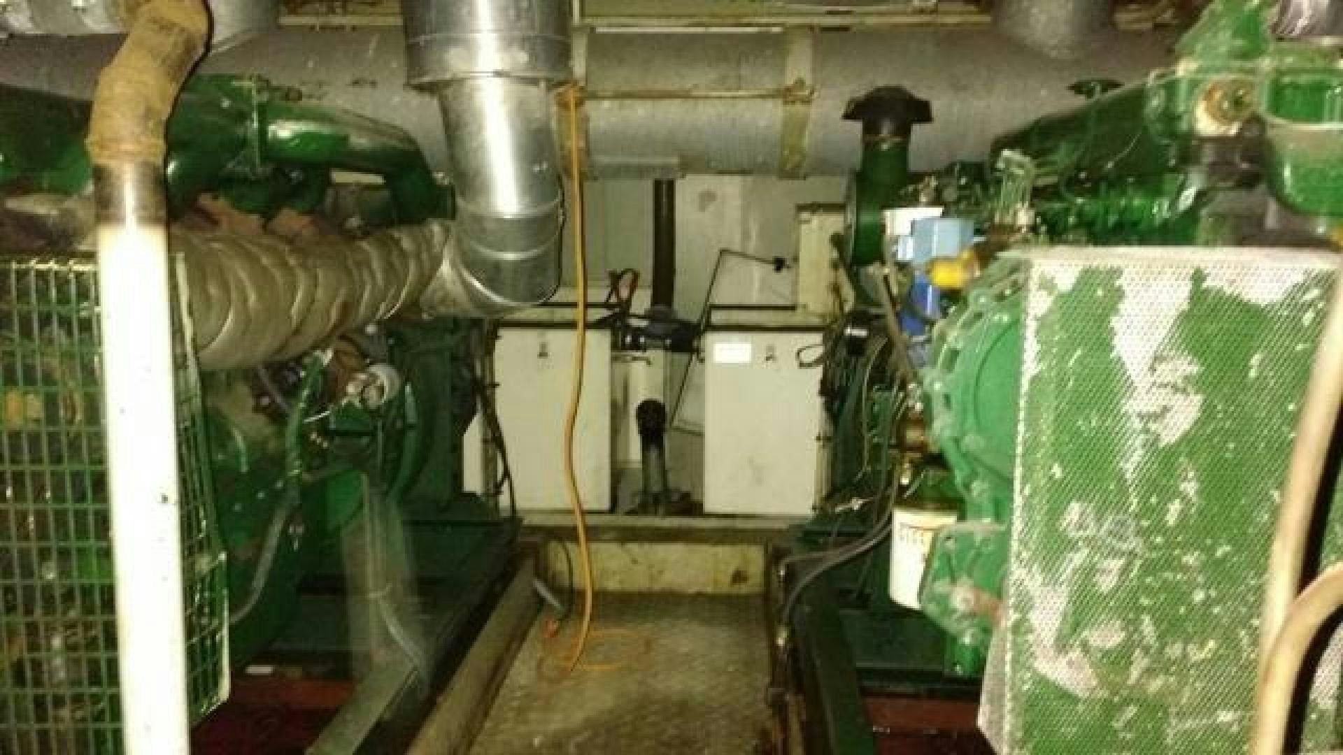 a room with machinery aboard ITINERANTE I Yacht for Sale
