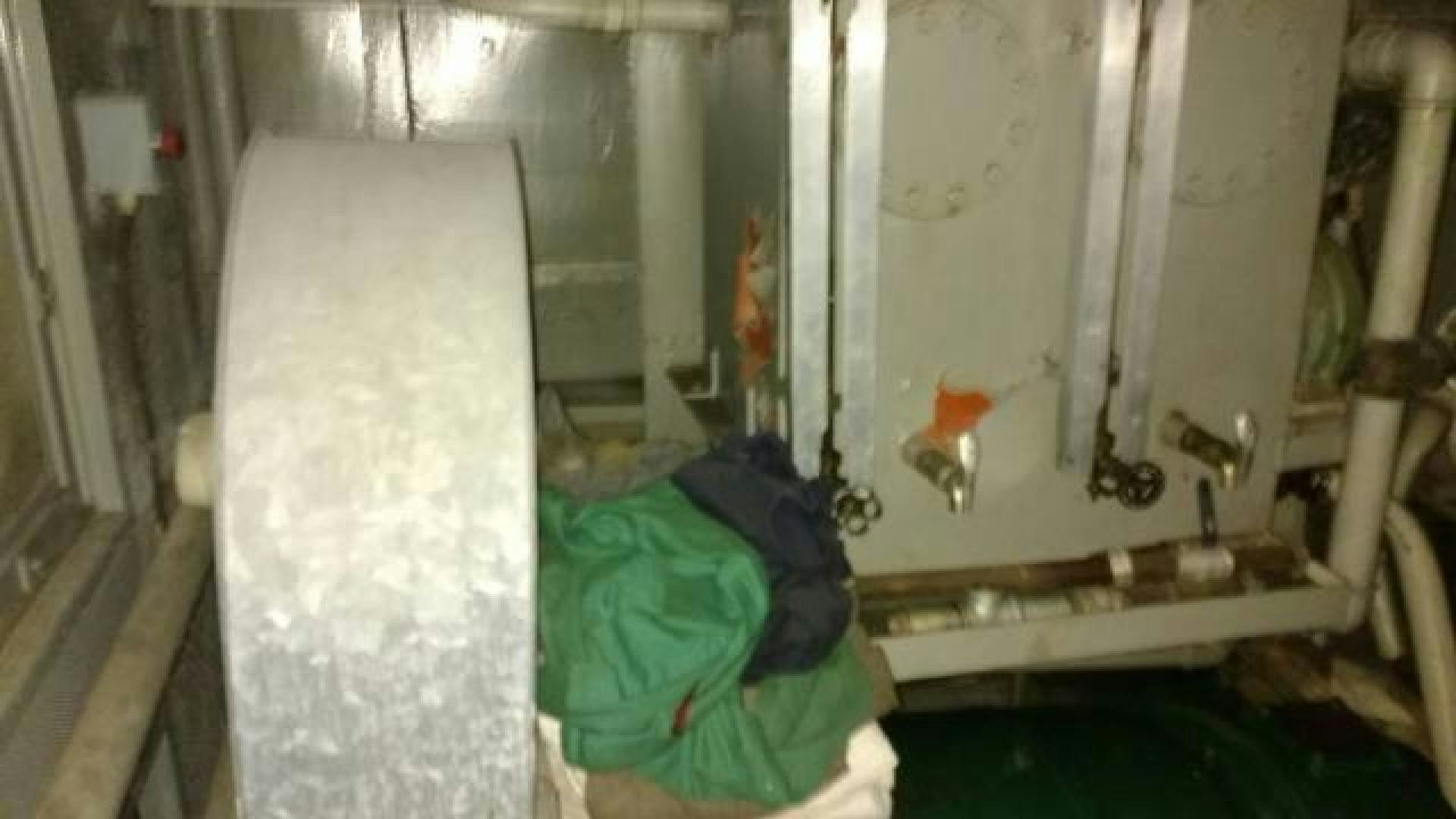 a person in a room aboard ITINERANTE I Yacht for Sale