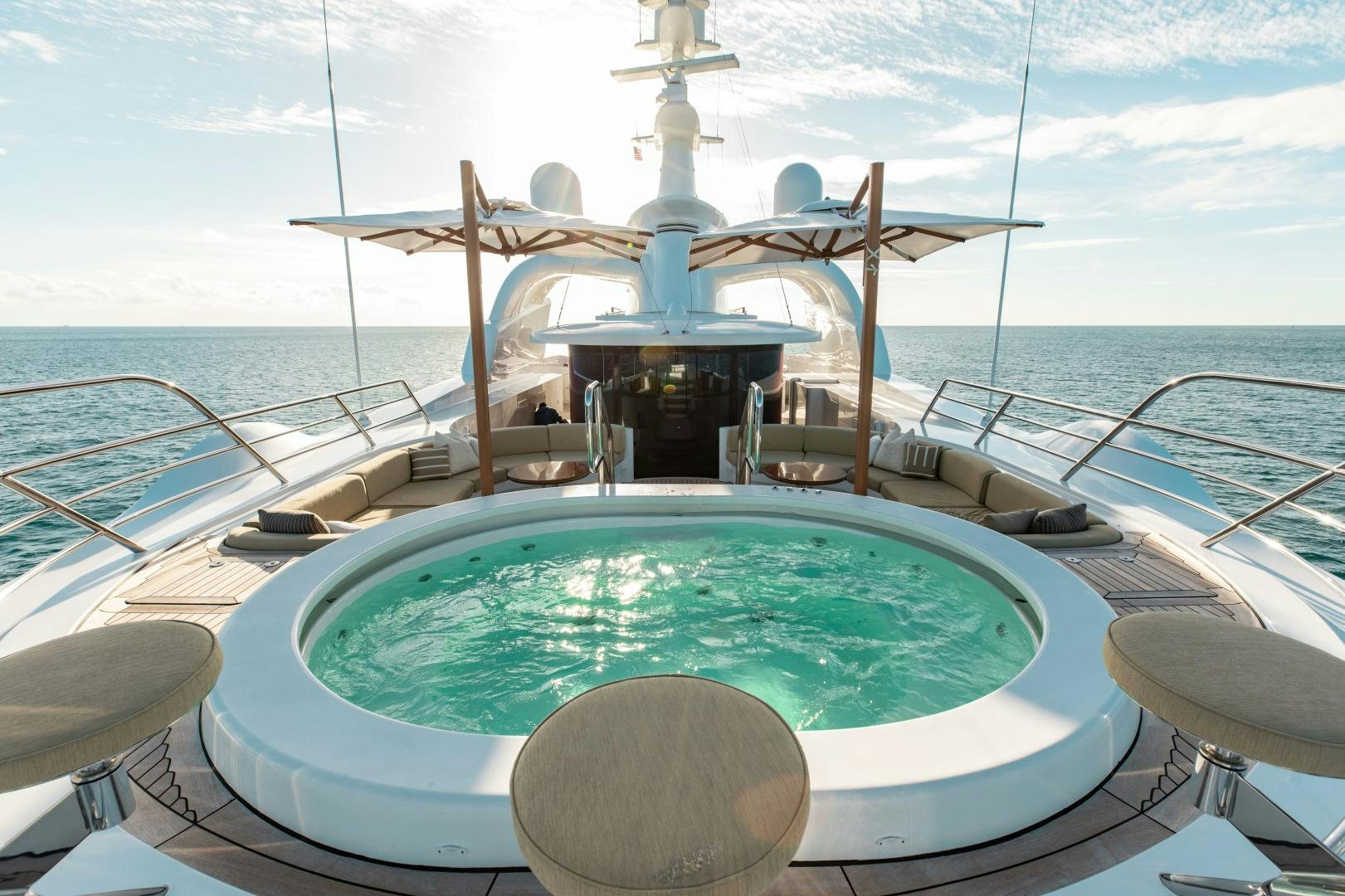 a pool on a boat aboard SORRENTO Yacht for Sale