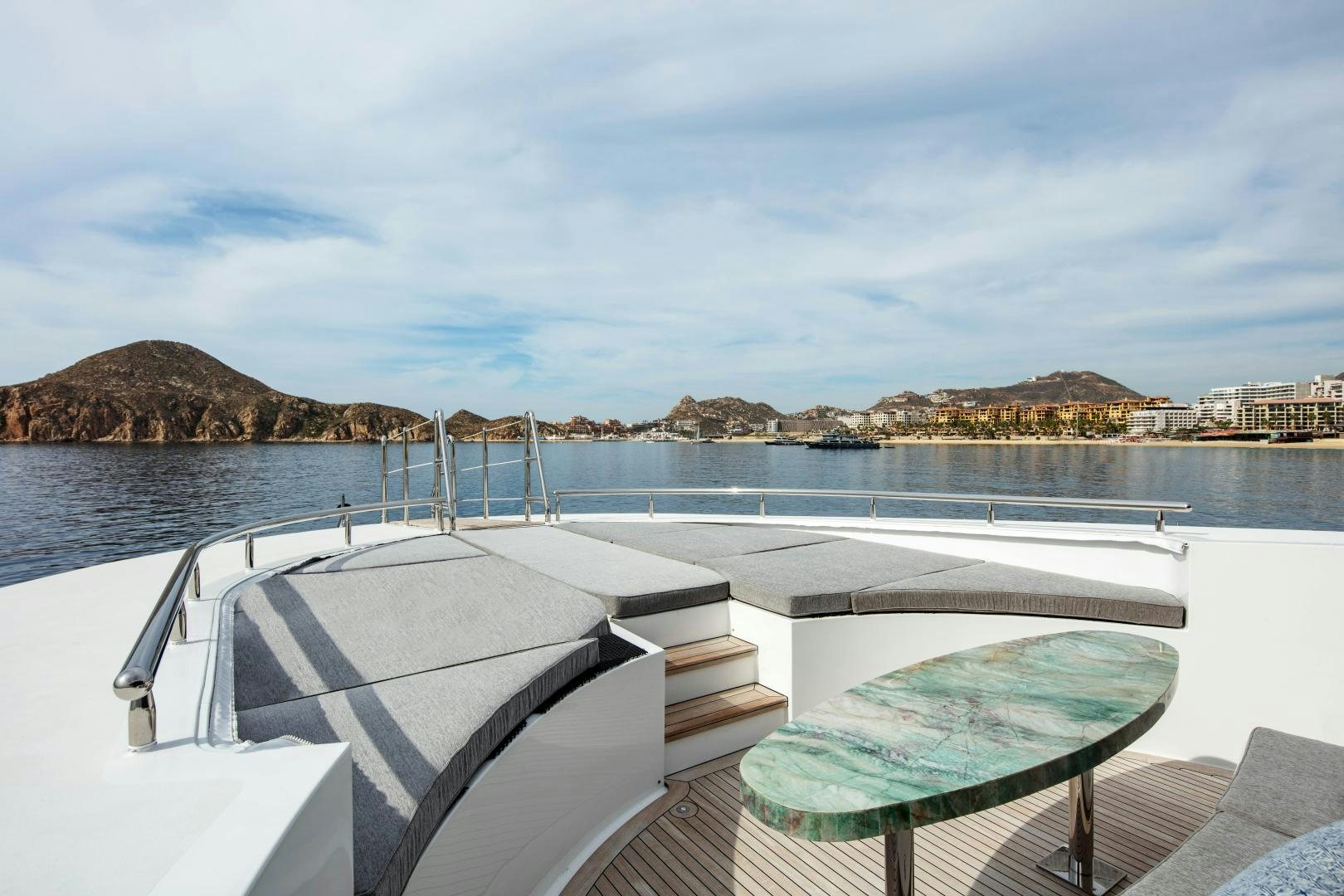 a boat on the water aboard CHAMPAGNE SEAS Yacht for Sale