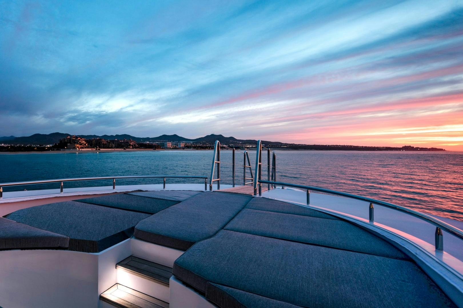 a boat on the water aboard CHAMPAGNE SEAS Yacht for Sale