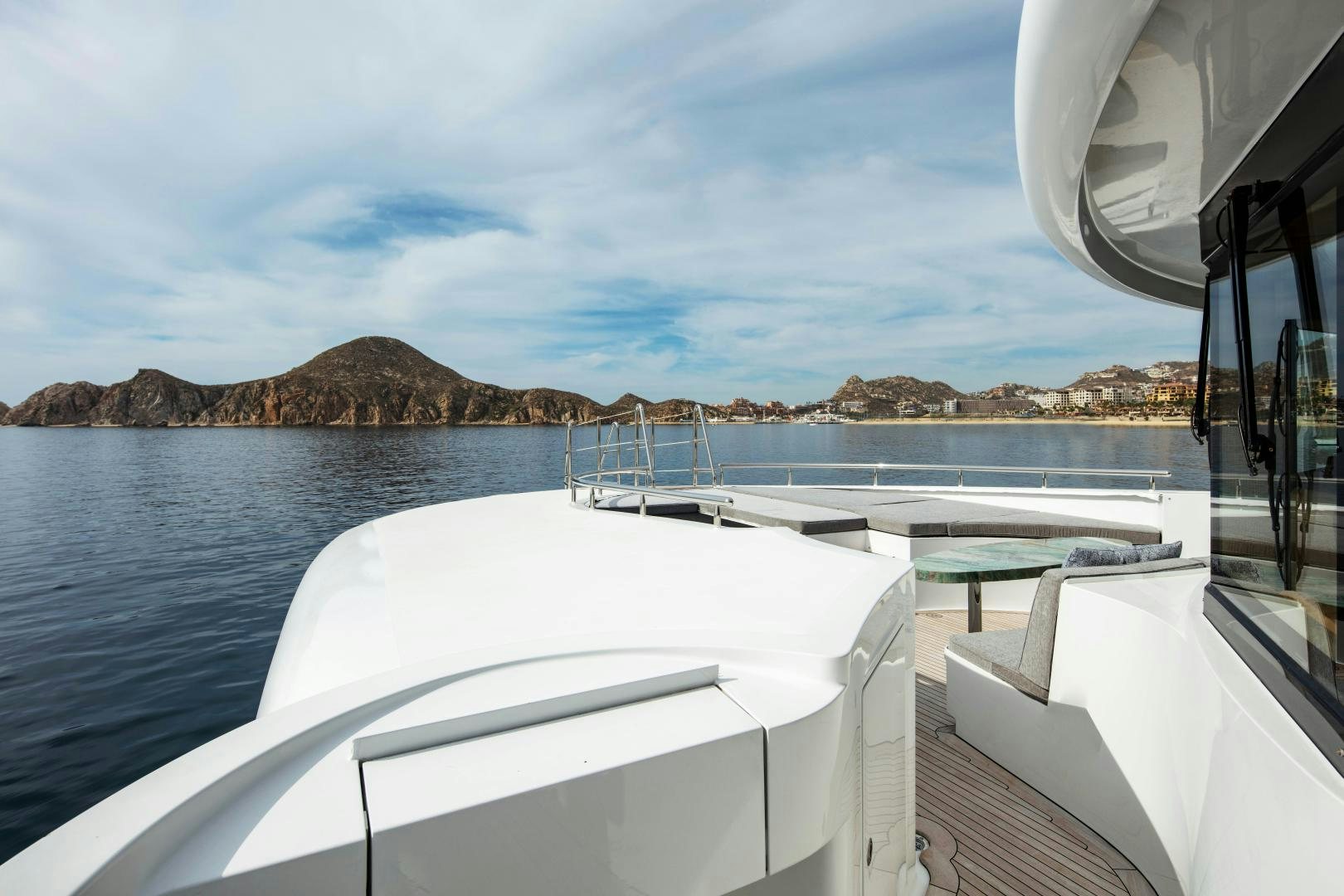 a boat on the water aboard CHAMPAGNE SEAS Yacht for Sale