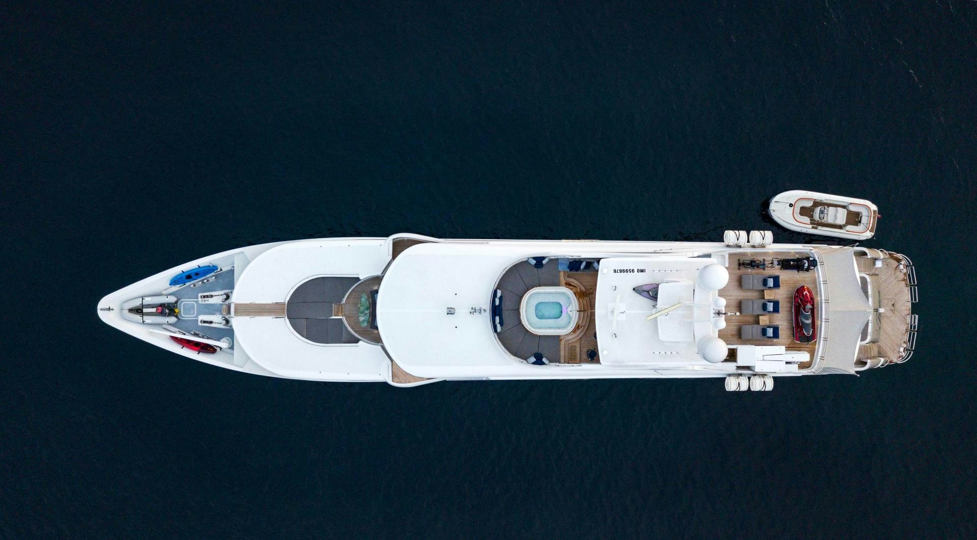 a white and silver device aboard CHAMPAGNE SEAS Yacht for Sale