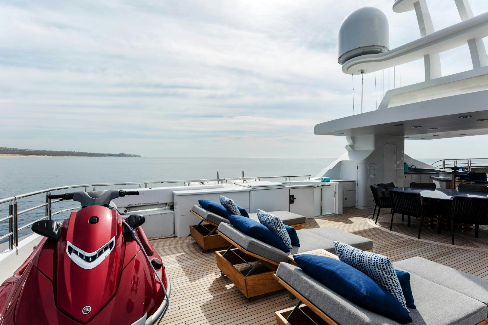 a boat on the water aboard CHAMPAGNE SEAS Yacht for Sale