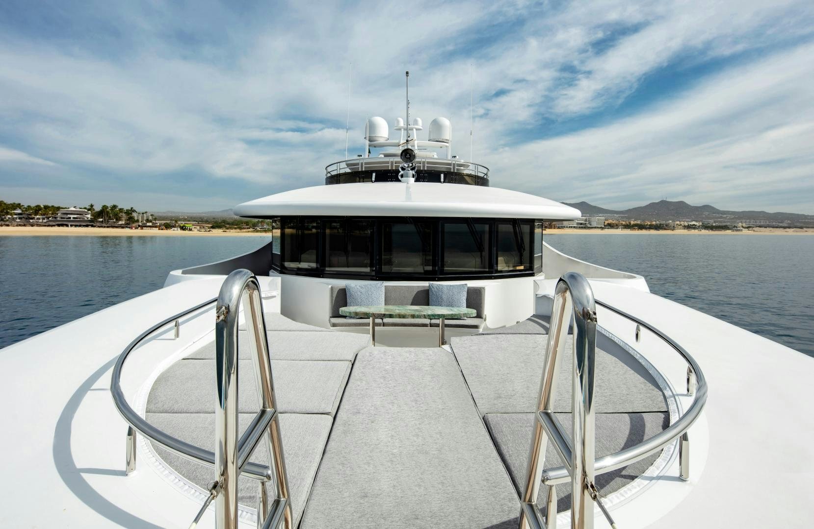 a boat on the water aboard CHAMPAGNE SEAS Yacht for Charter