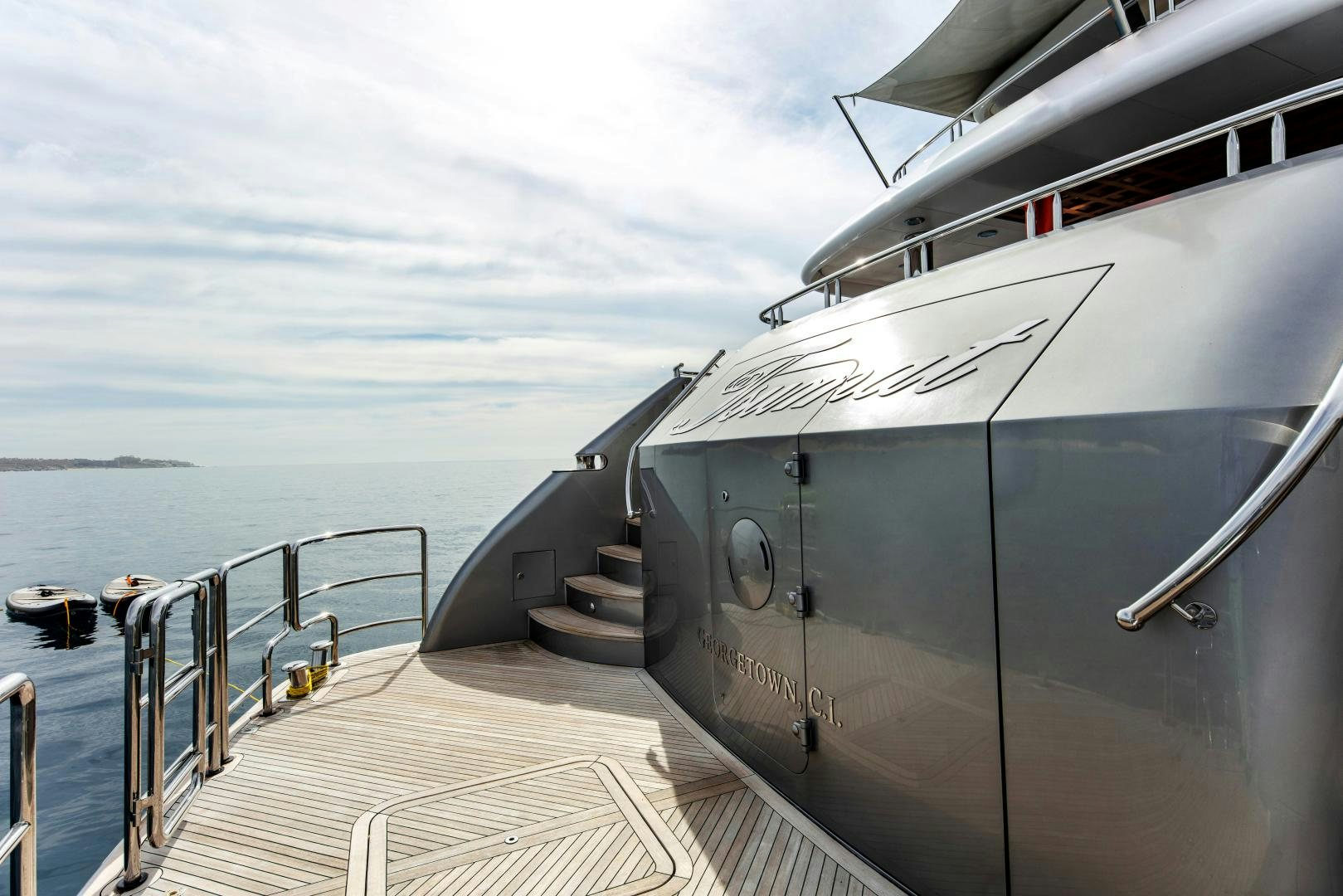 a boat on the water aboard CHAMPAGNE SEAS Yacht for Charter