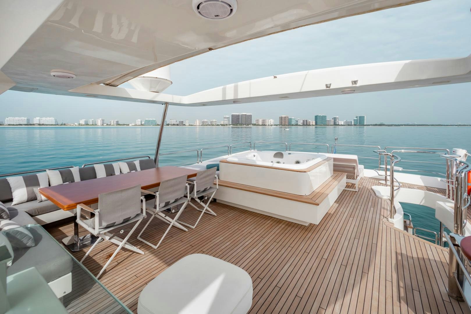 a boat on the water aboard ARREEE! Yacht for Sale