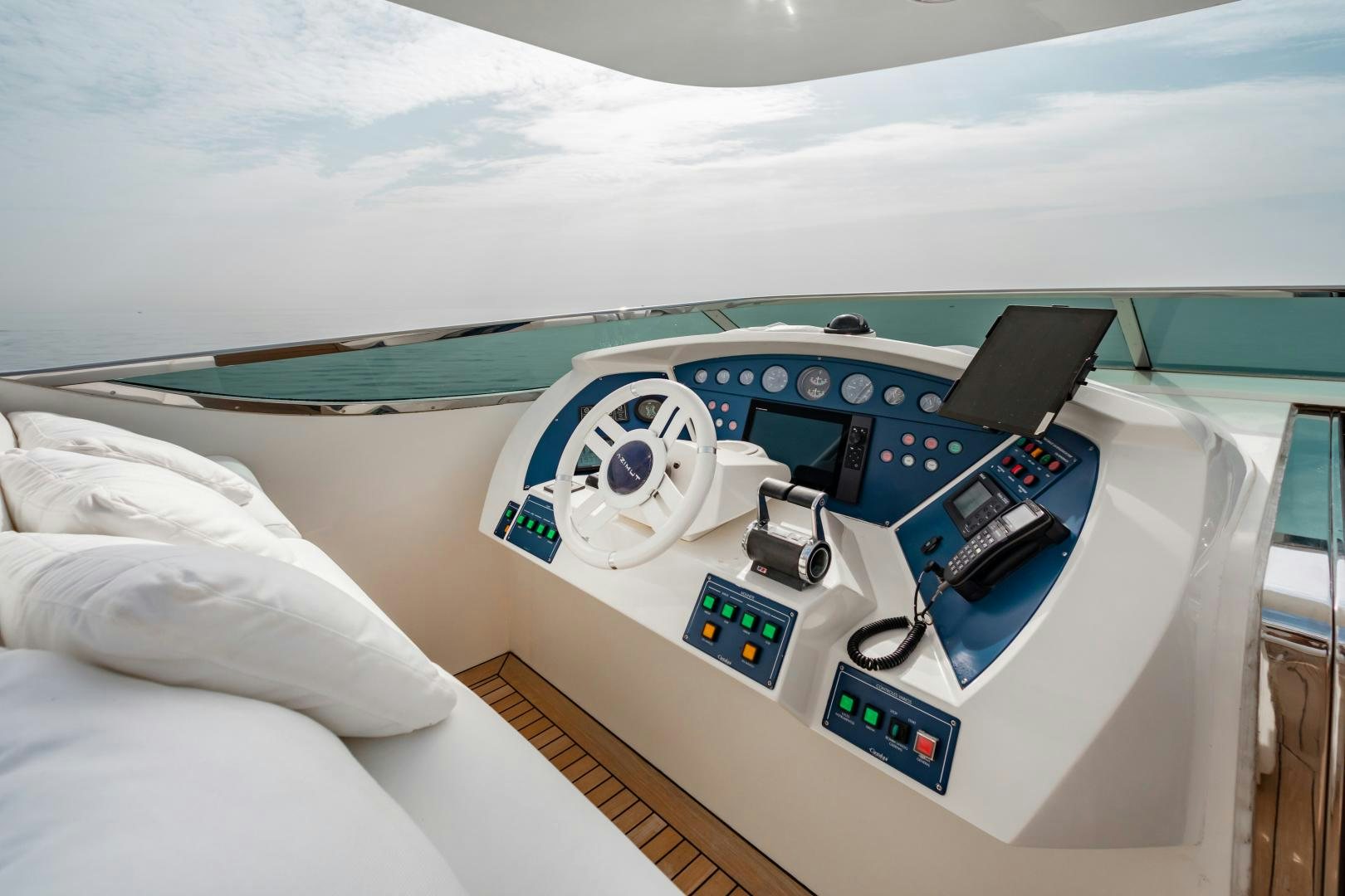 a machine on a bed aboard ARREEE! Yacht for Sale