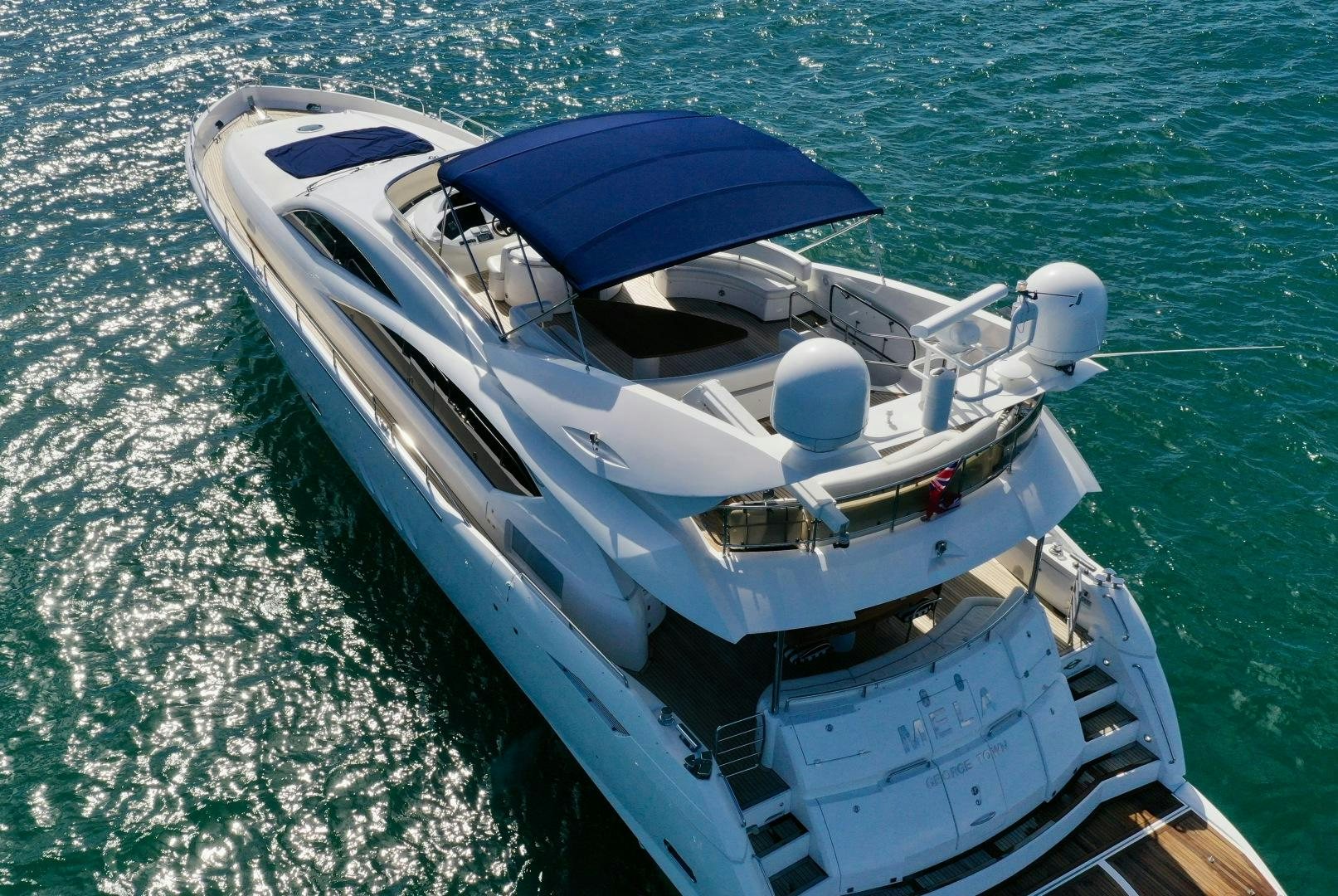 a boat on the water aboard BELLA Yacht for Sale