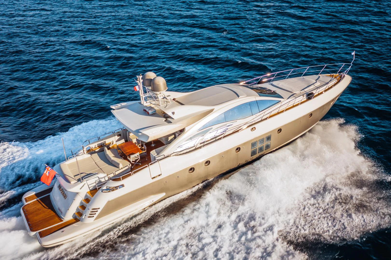 a boat on the water aboard NAMI Yacht for Sale