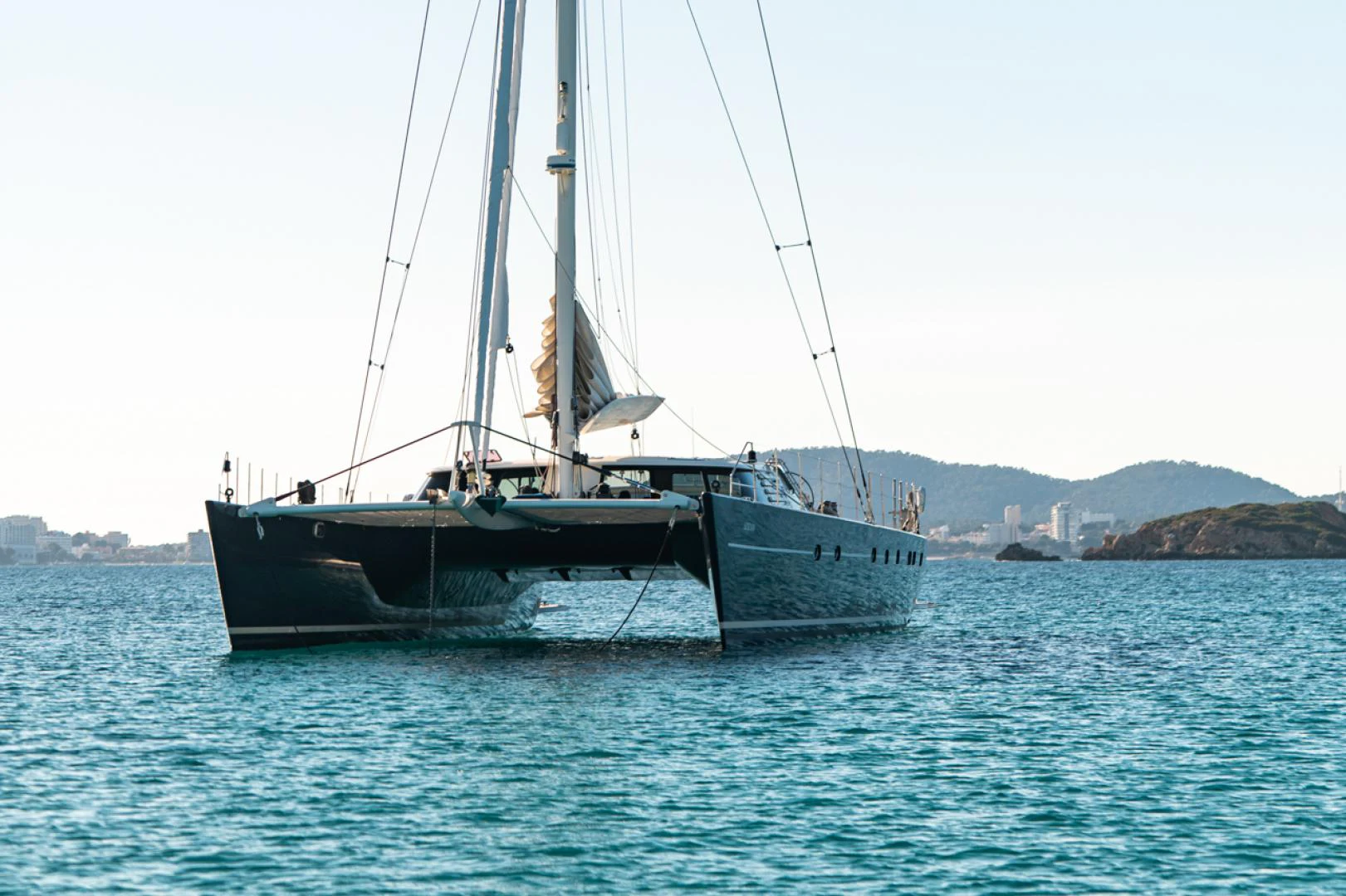 a boat on the water aboard AZIZAM Yacht for Sale