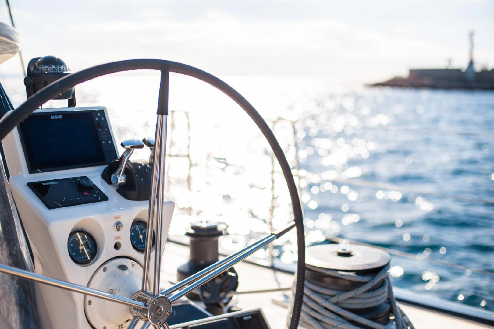 a boat on the water aboard AZIZAM Yacht for Sale