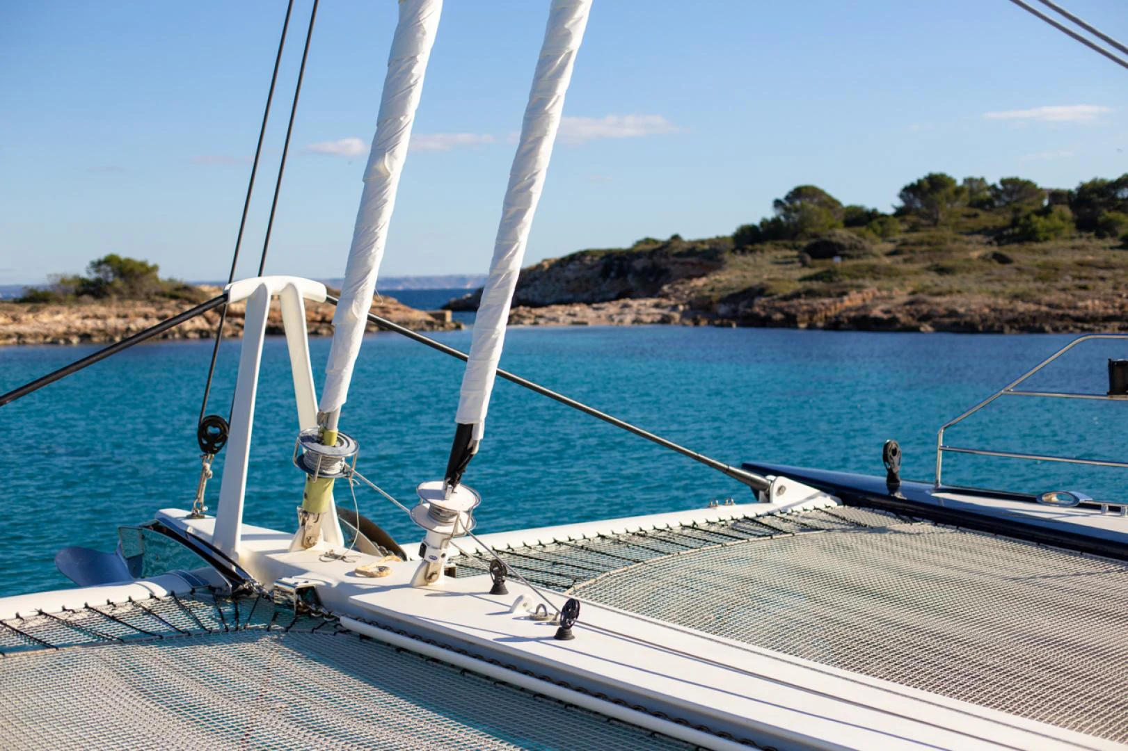 a boat on the water aboard AZIZAM Yacht for Sale