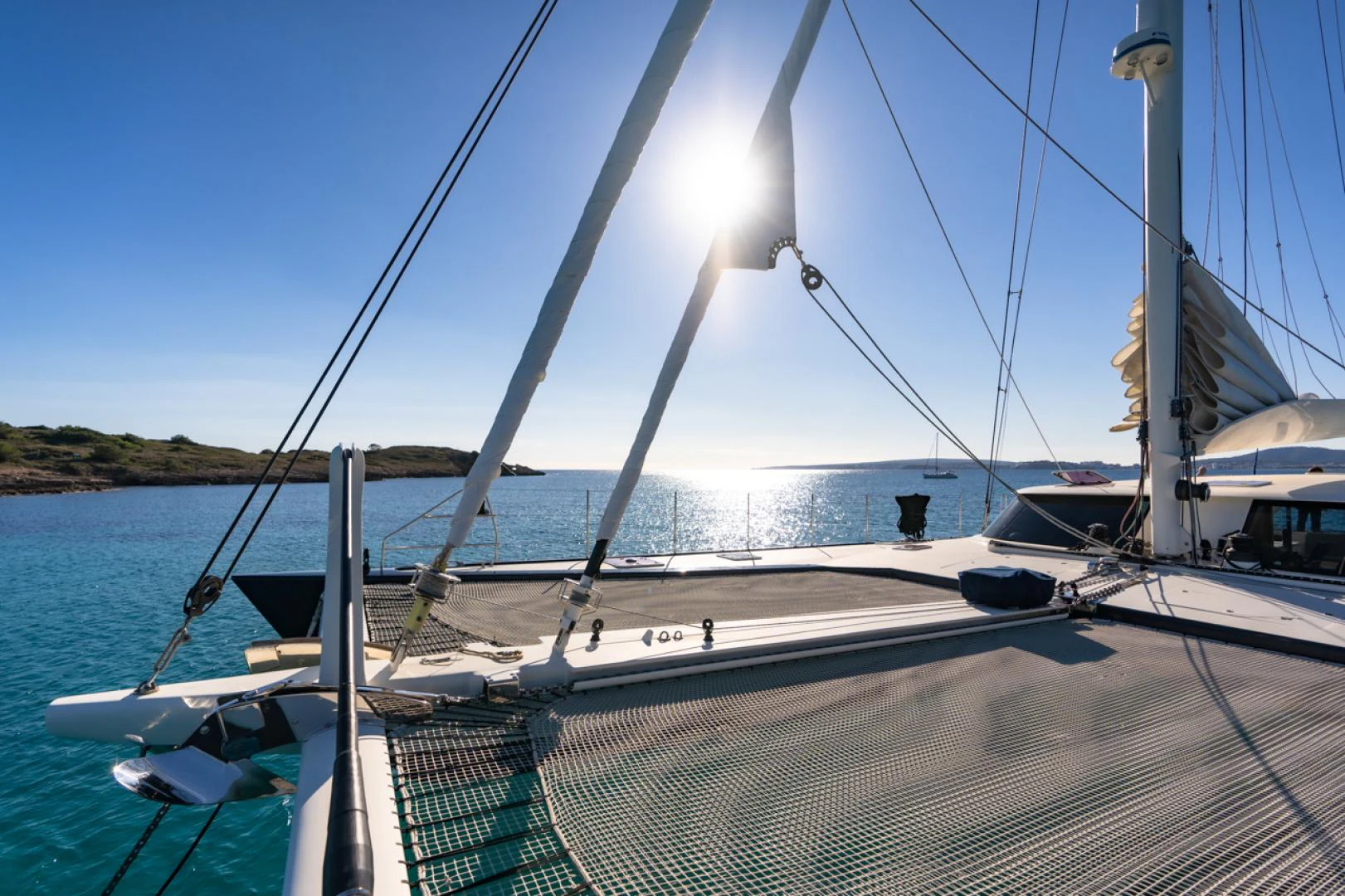 a boat docked at a pier aboard AZIZAM Yacht for Sale