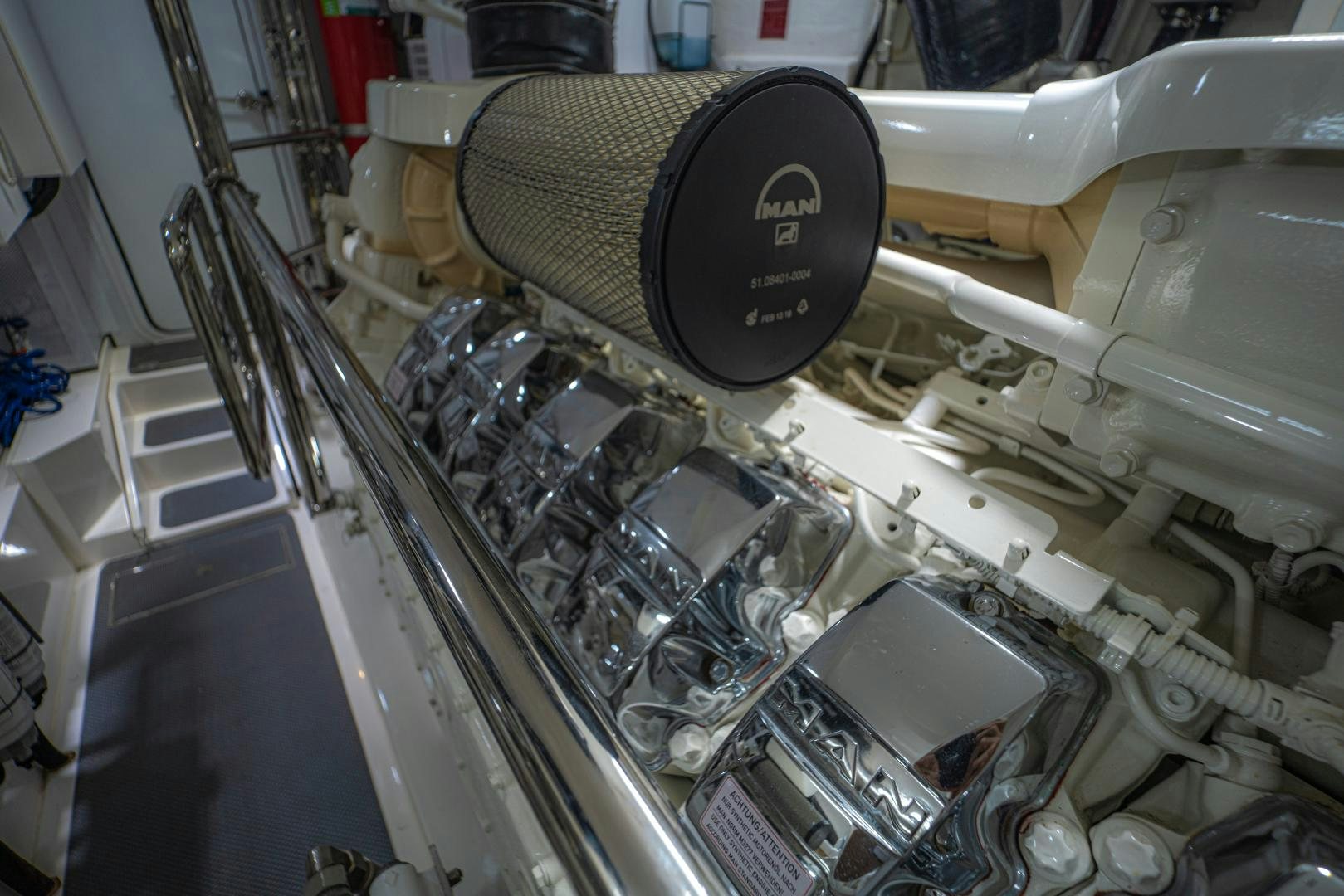a close-up of a machine aboard FAT BOY Yacht for Sale