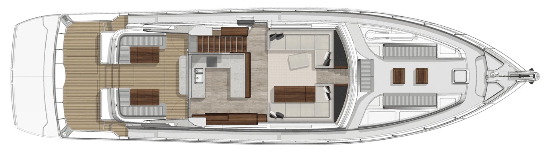 a model of a house aboard FAT BOY Yacht for Sale