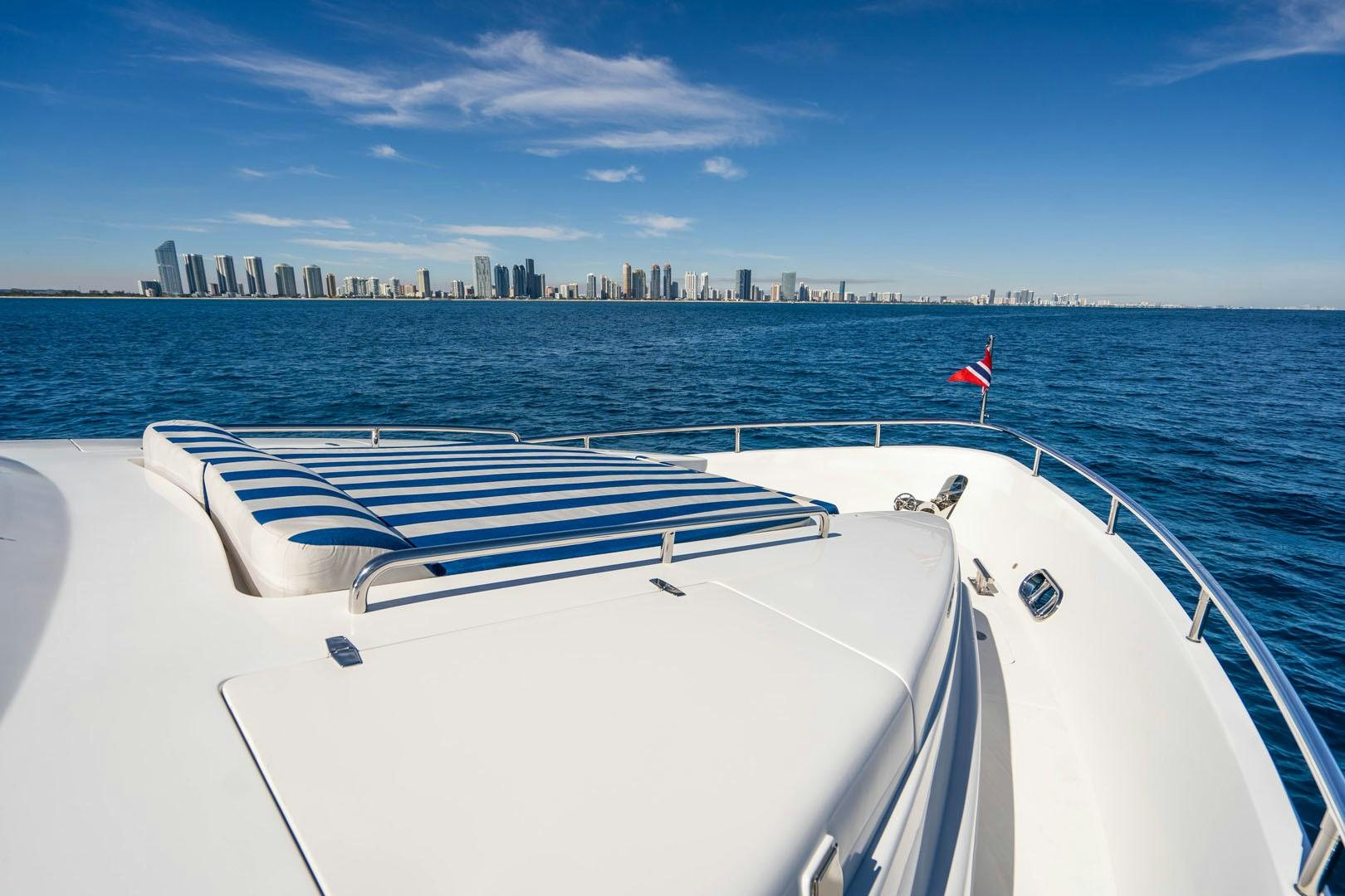 a boat on the water aboard LIFE Yacht for Sale