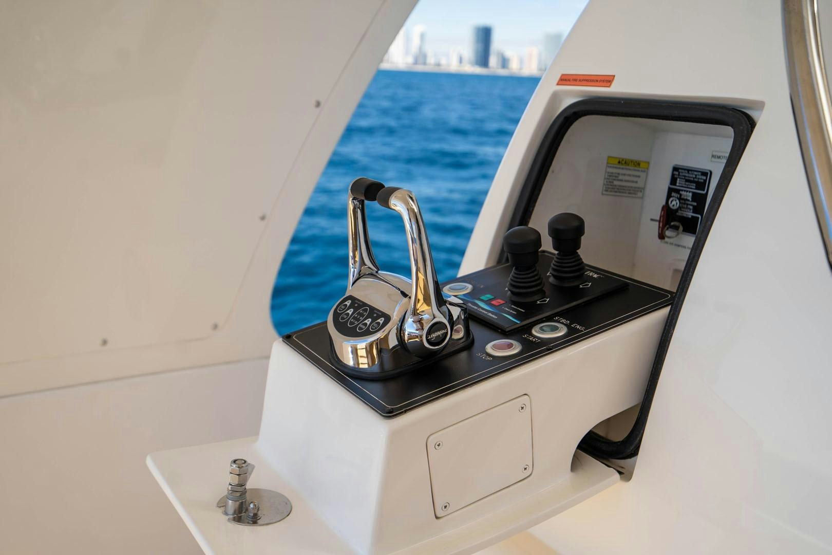 a machine on the water aboard LIFE Yacht for Sale