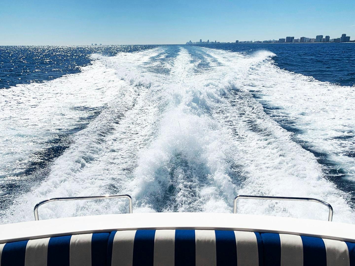 a boat on the water aboard LIFE Yacht for Sale