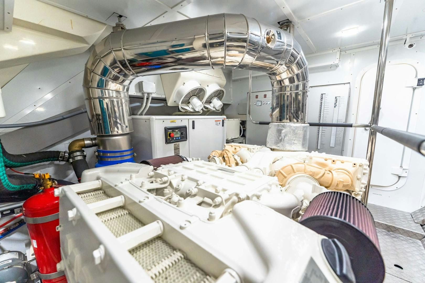 a room with a machine and several rolls of dough aboard MONTE CARLO Yacht for Sale