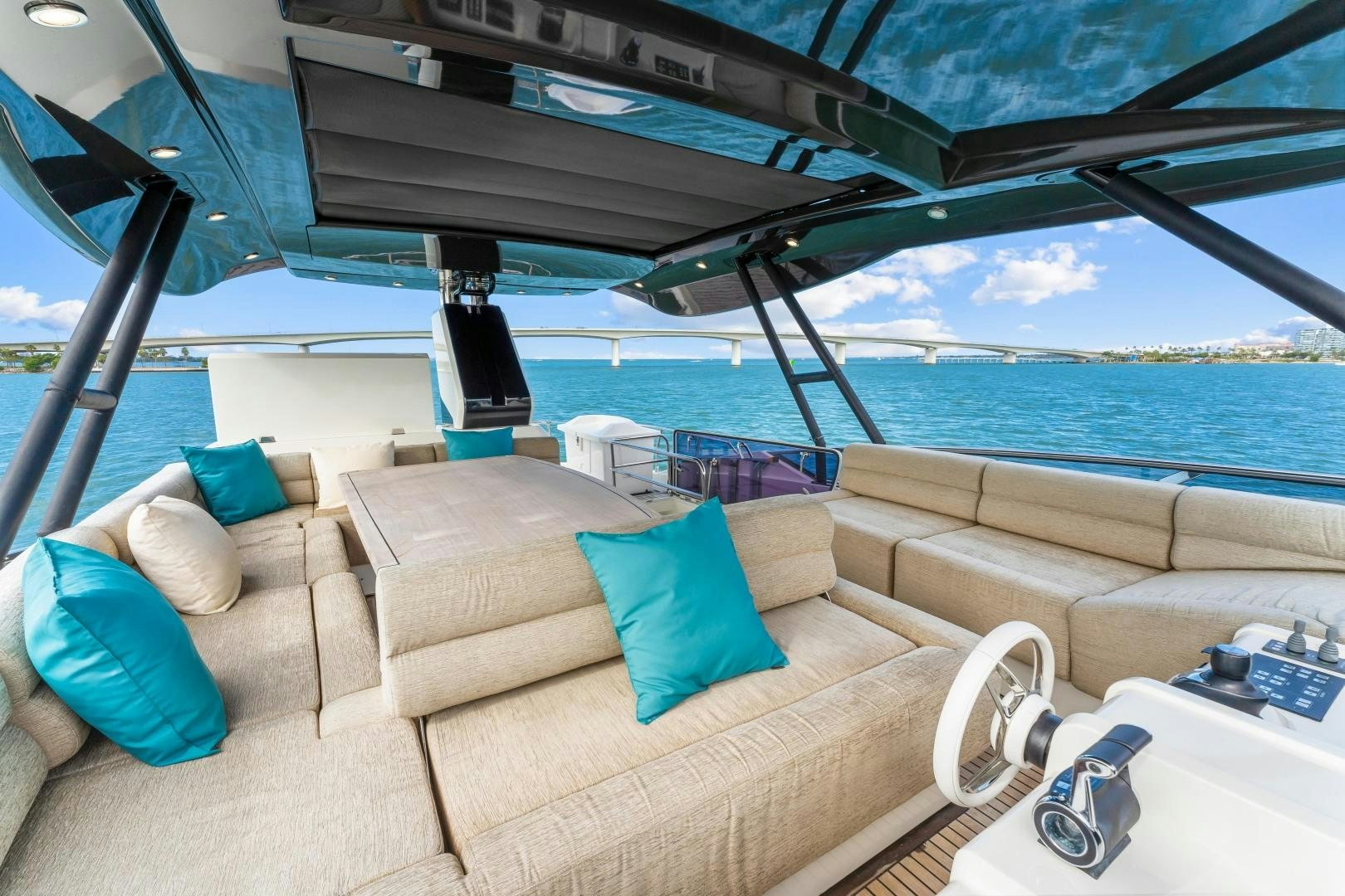 a boat on the water aboard MONTE CARLO Yacht for Sale