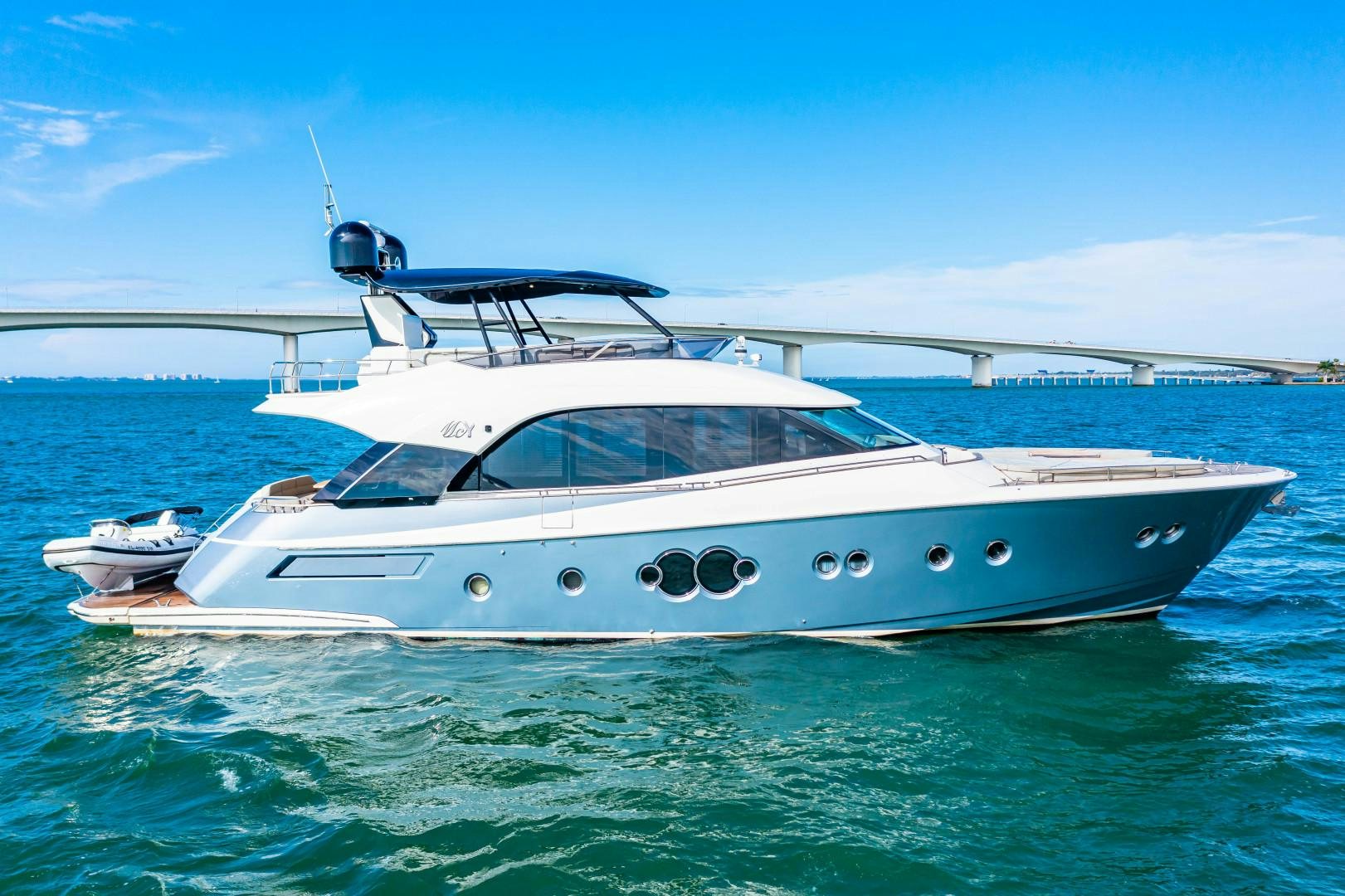 a white yacht in the water aboard MONTE CARLO Yacht for Sale
