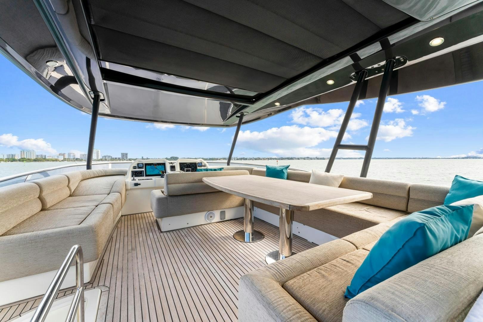 a boat on the water aboard MONTE CARLO Yacht for Sale