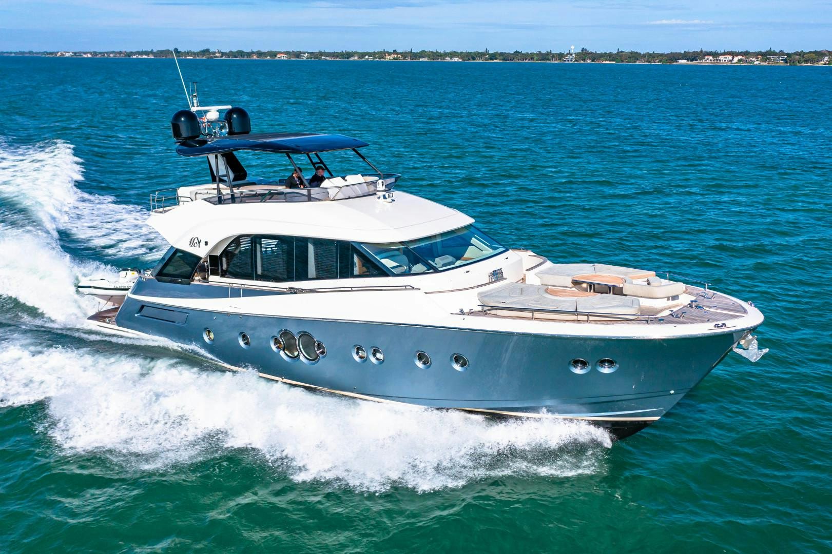 a boat on the water aboard MONTE CARLO Yacht for Sale