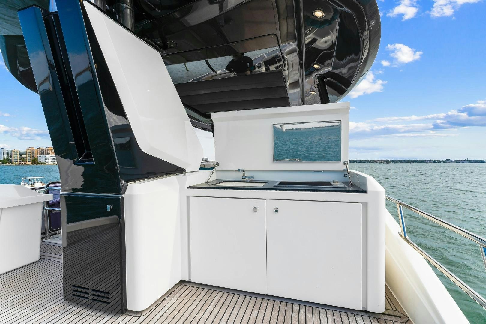 a boat on the water aboard MONTE CARLO Yacht for Sale