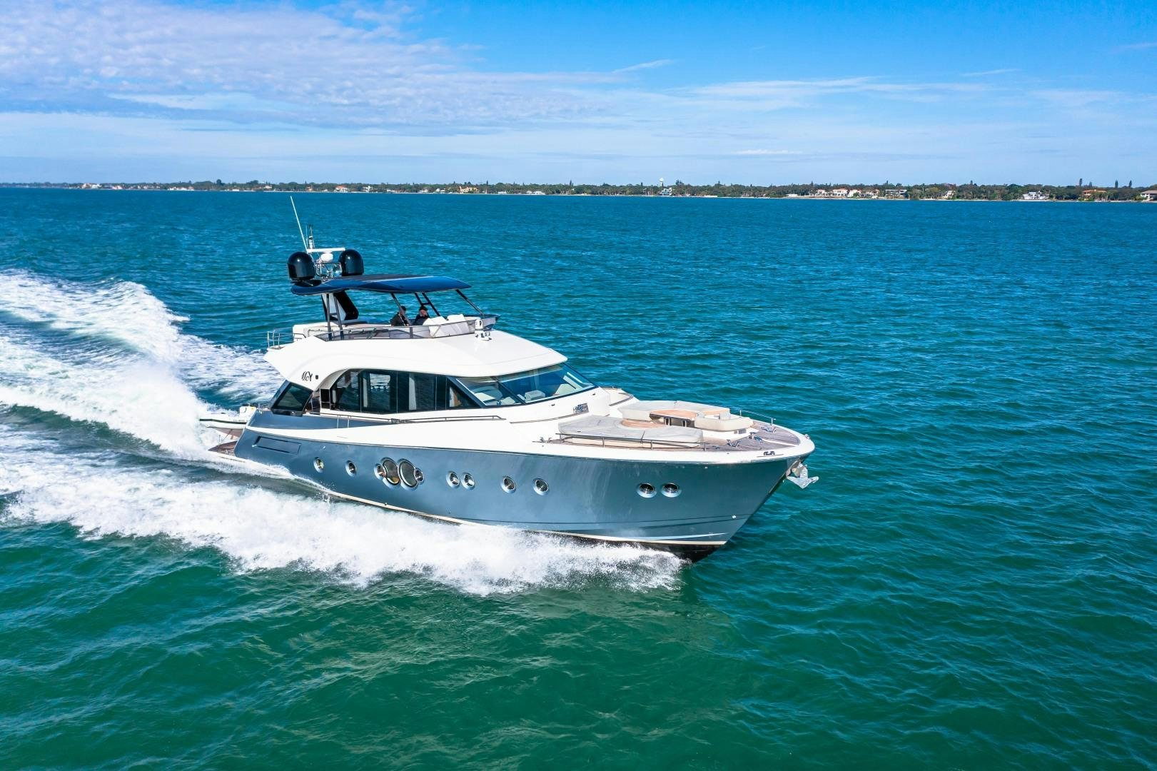a boat on the water aboard MONTE CARLO Yacht for Sale