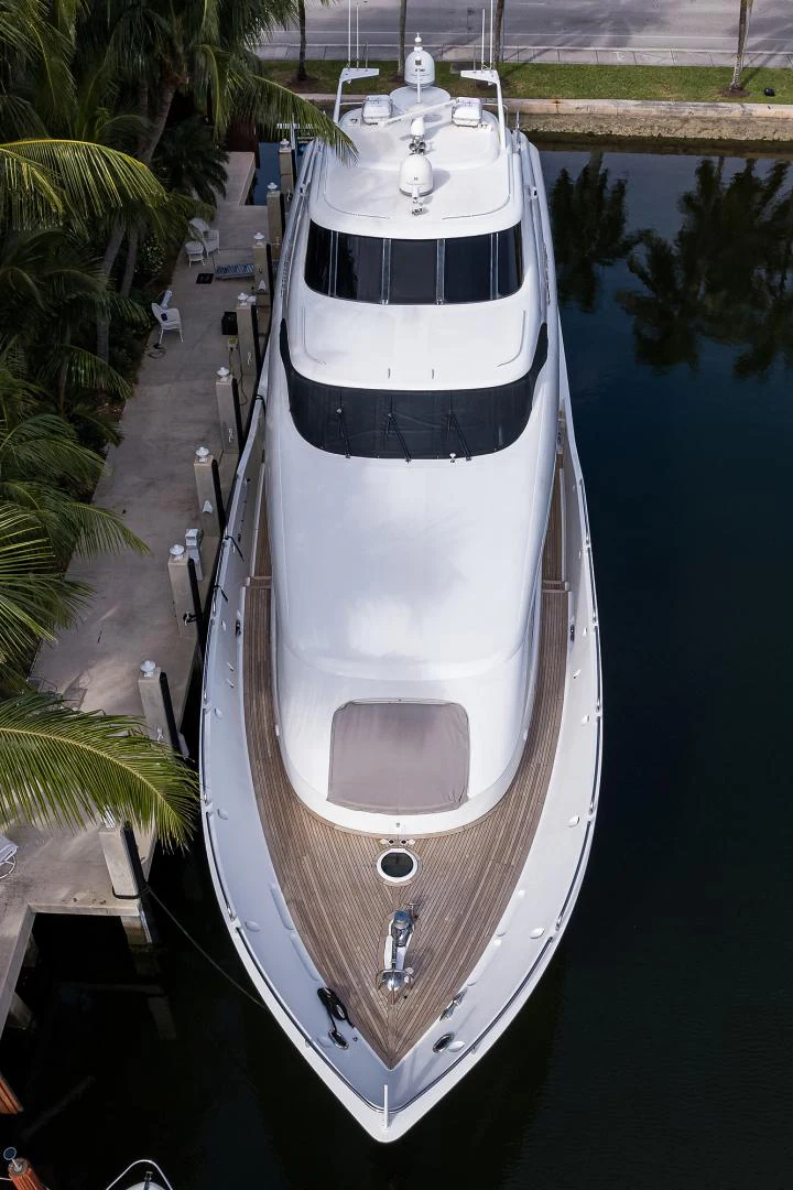 a boat on the water aboard TRYST Yacht for Sale