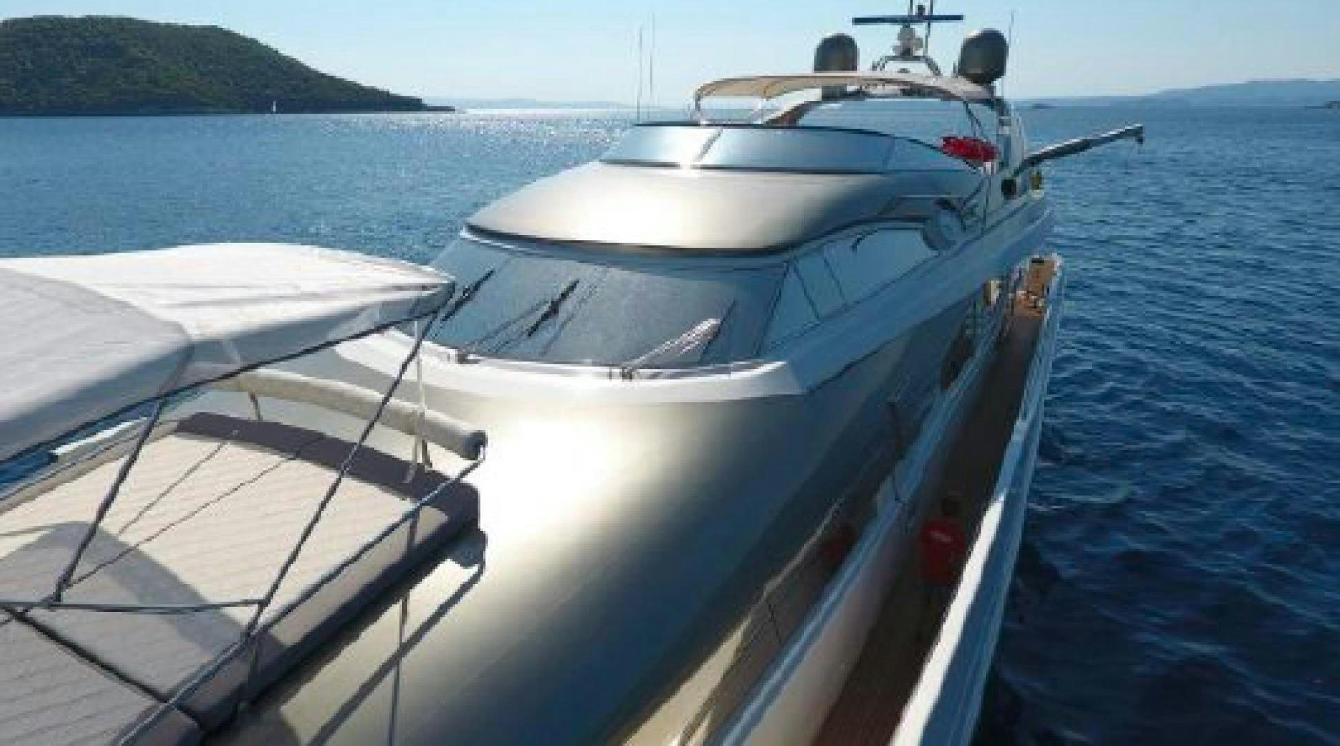 a boat on the water aboard ALBATOR 2 Yacht for Sale