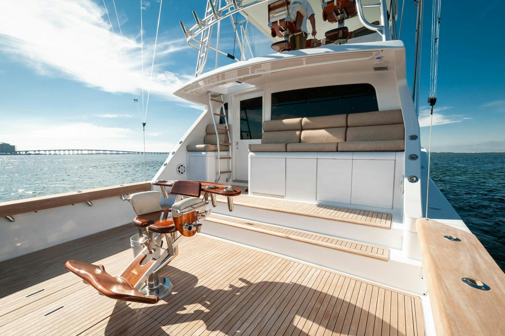 a boat on a boat aboard BANK ON Yacht for Sale