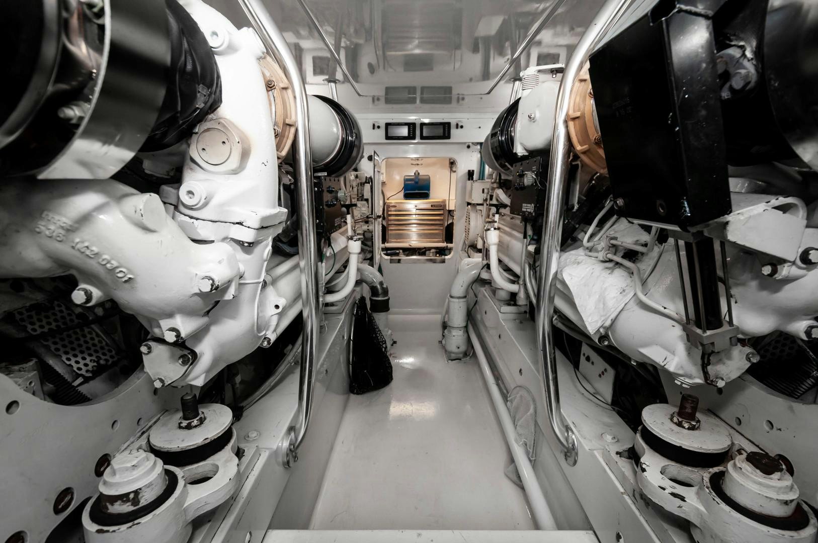 a close-up of a machine aboard BANK ON Yacht for Sale