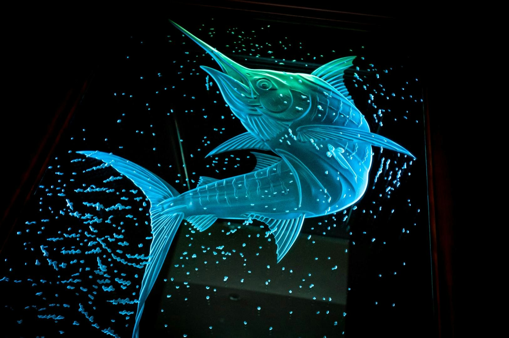 background pattern aboard BANK ON Yacht for Sale