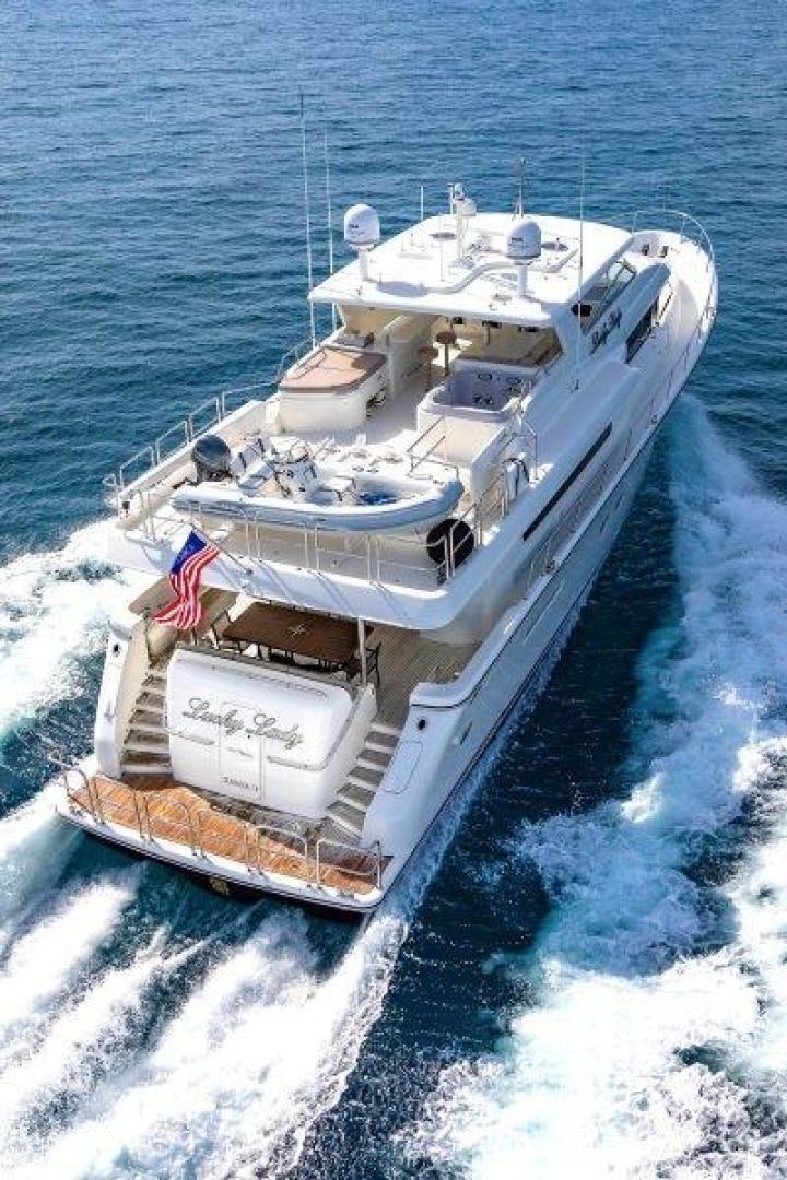 a ship on the water aboard CHERRY BOMB Yacht for Sale