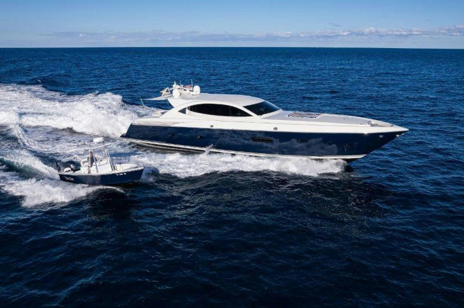 a boat on the water aboard VIRGINIA SEA Yacht for Sale