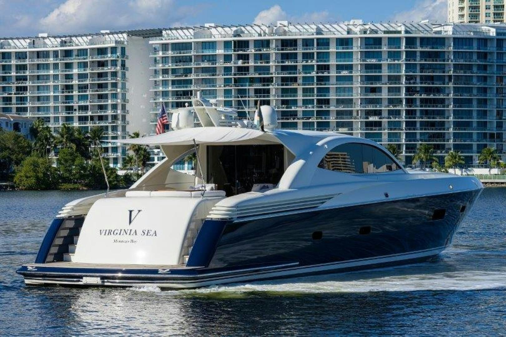 a boat on the water aboard VIRGINIA SEA Yacht for Sale