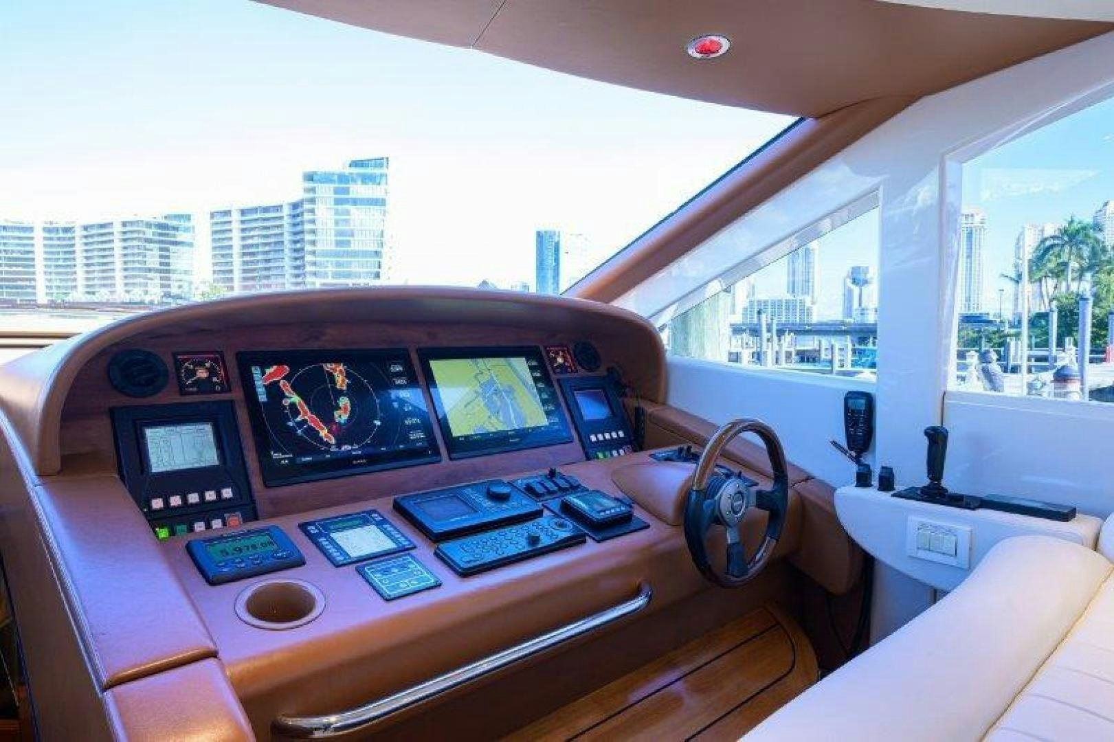 inside of a vehicle aboard VIRGINIA SEA Yacht for Sale