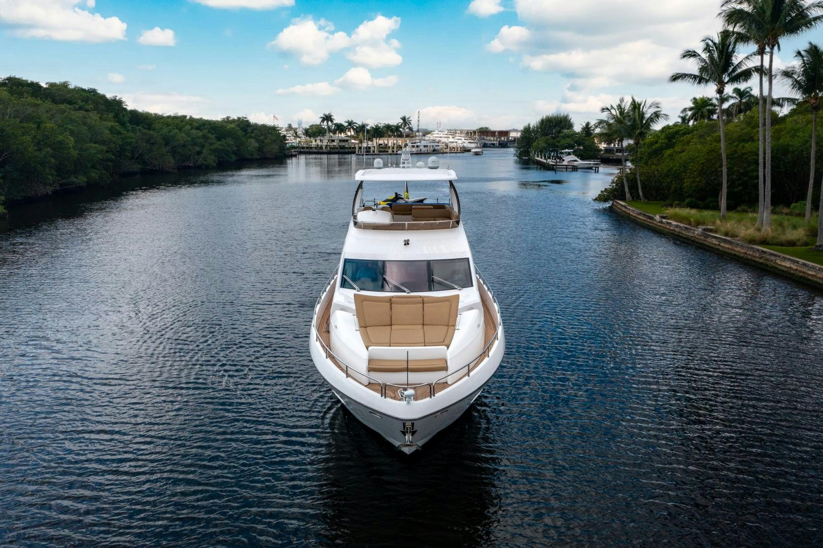 a boat on the water aboard SOL Y LUNA Yacht for Sale