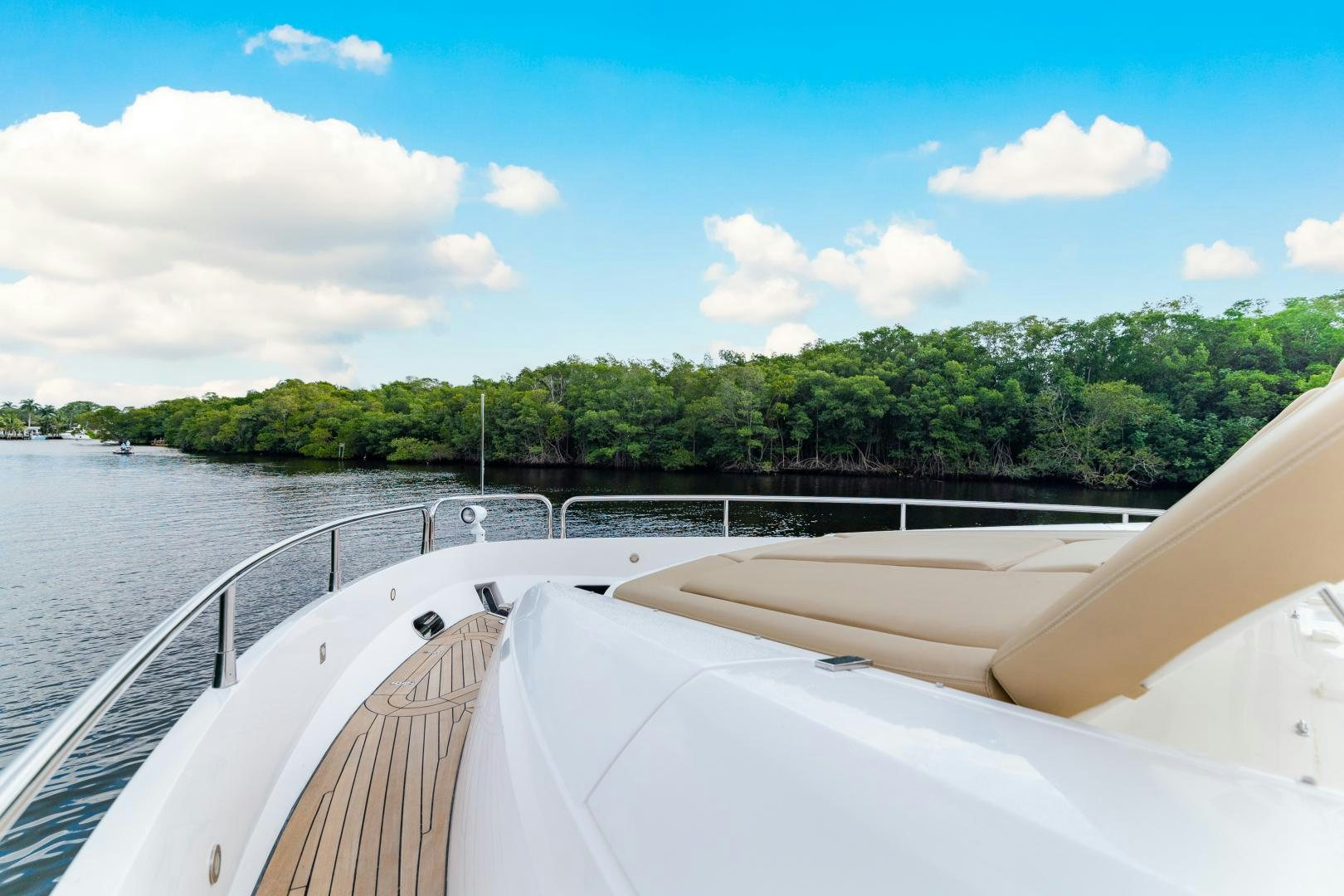 a boat on the water aboard SOL Y LUNA Yacht for Sale