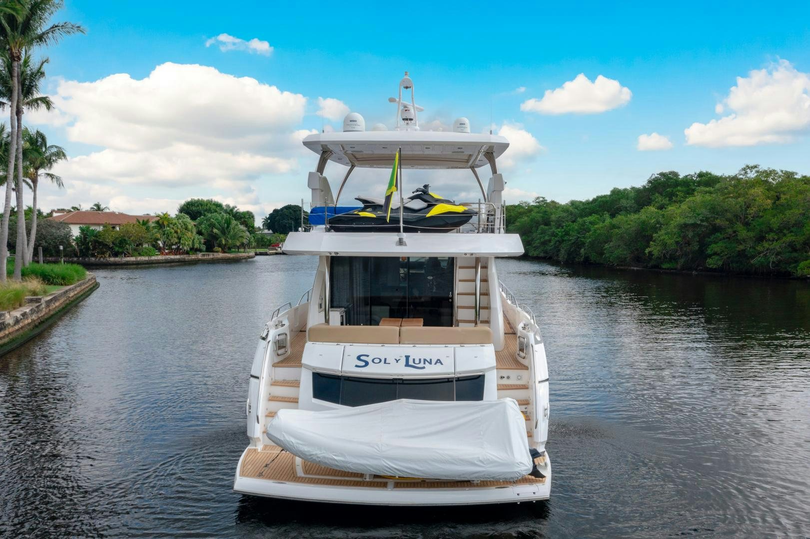 a boat on the water aboard SOL Y LUNA Yacht for Sale